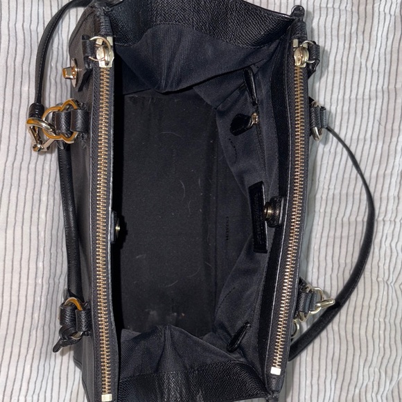 Coach Black Leather Satchel - Picture 3 of 6